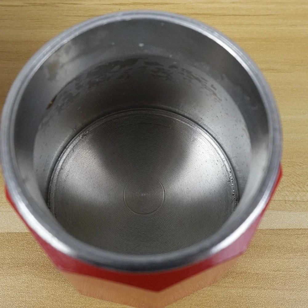 GROSCHE Milano Stovetop Espresso Maker Moka Pot 6 Espresso Cup, 9.3 oz, Red